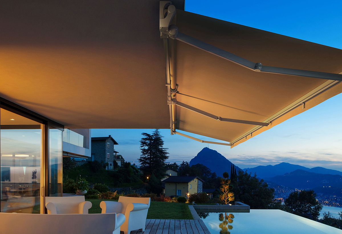 Outdoor Folding Arm Awnings