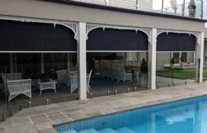 Stainless Steel Straight Drop Awning