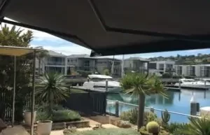 Australia Semi-Cassette Folding Arm Awning